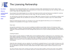 Tablet Screenshot of licensingpartnership.com